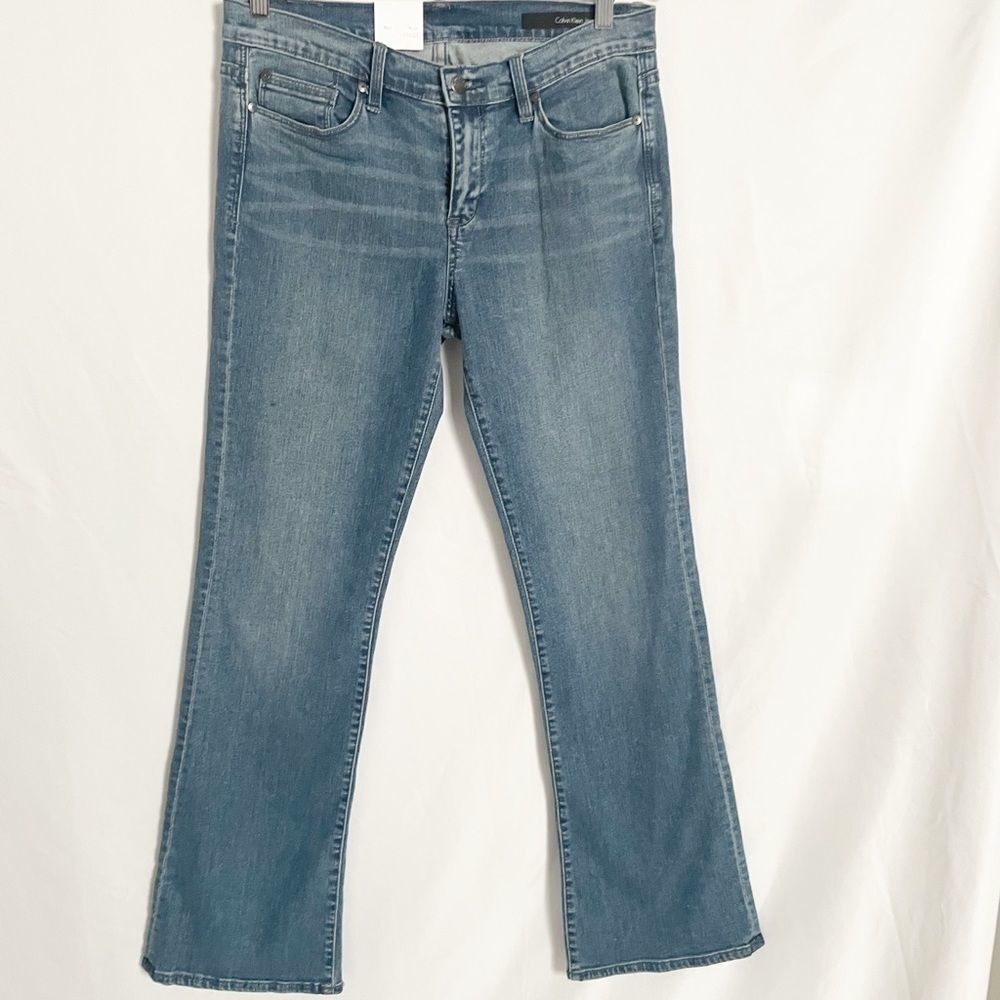 Calvin Klein Denim Modern Boot Medium Wash Jeans Size 10X32